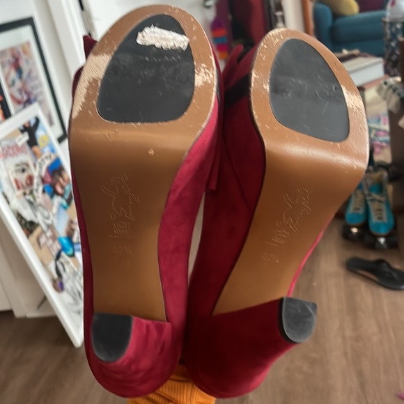 Vintage from the early to mid 2000s MARNI Burgundy Punp 37.5 - Picture 7 of 10